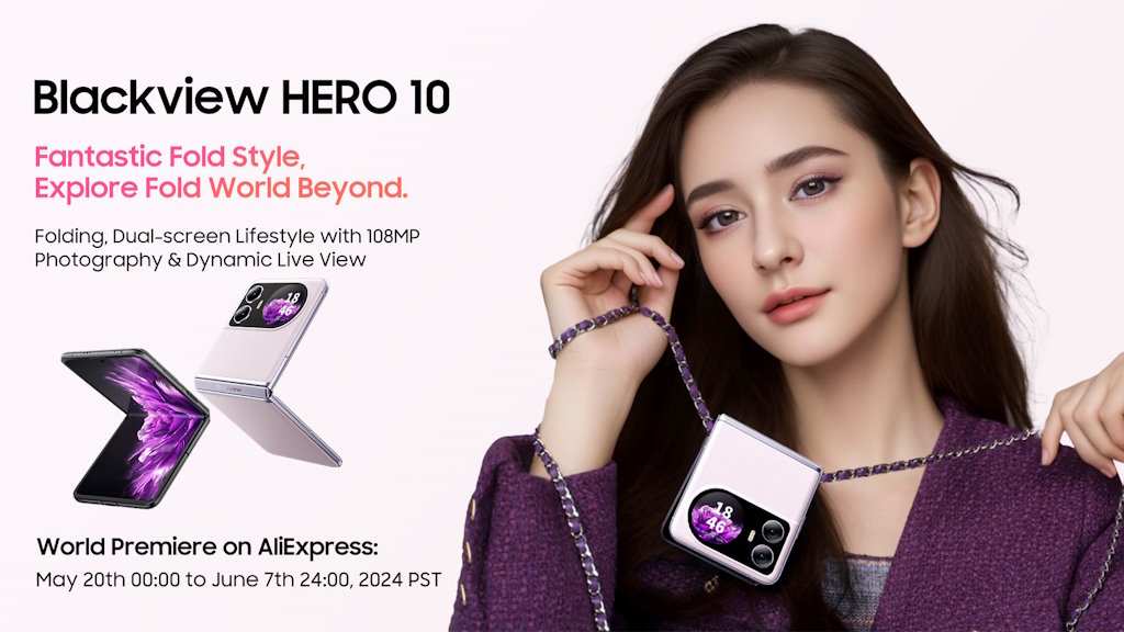 Novo Blackview HERO 10 promete ser o mais barato “Flip Phone” do mundo