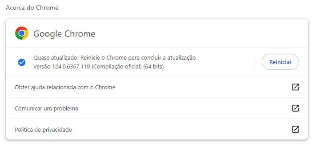 Chrome Google segurança browser falha