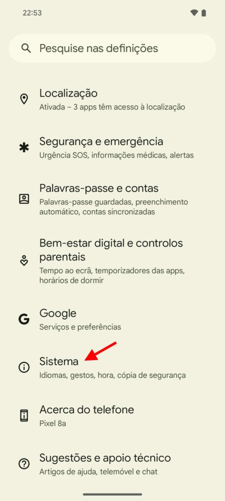 Pixel 8a Android Google opção smartphone