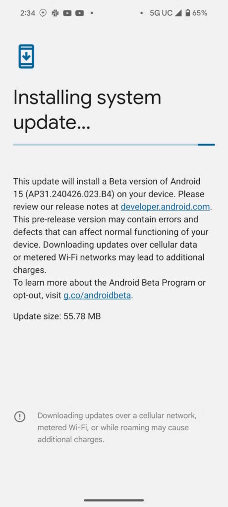 Android 15 atualização Google problemas