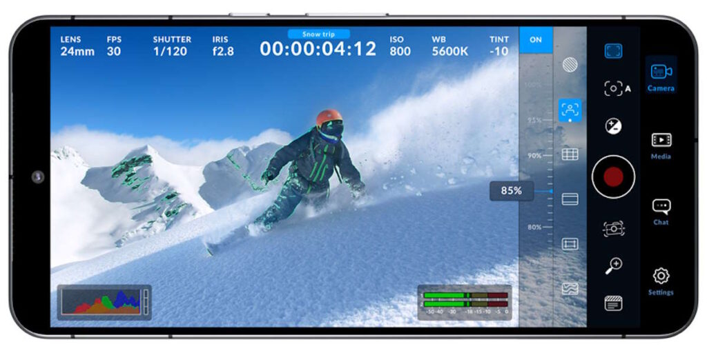 Blackmagic-Videokamera-Android-App