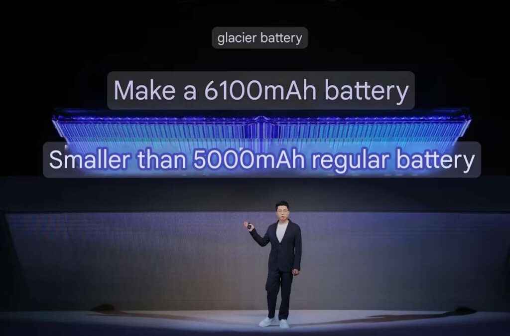 OnePlus tecnologia Glacier Battery baterias smartphones