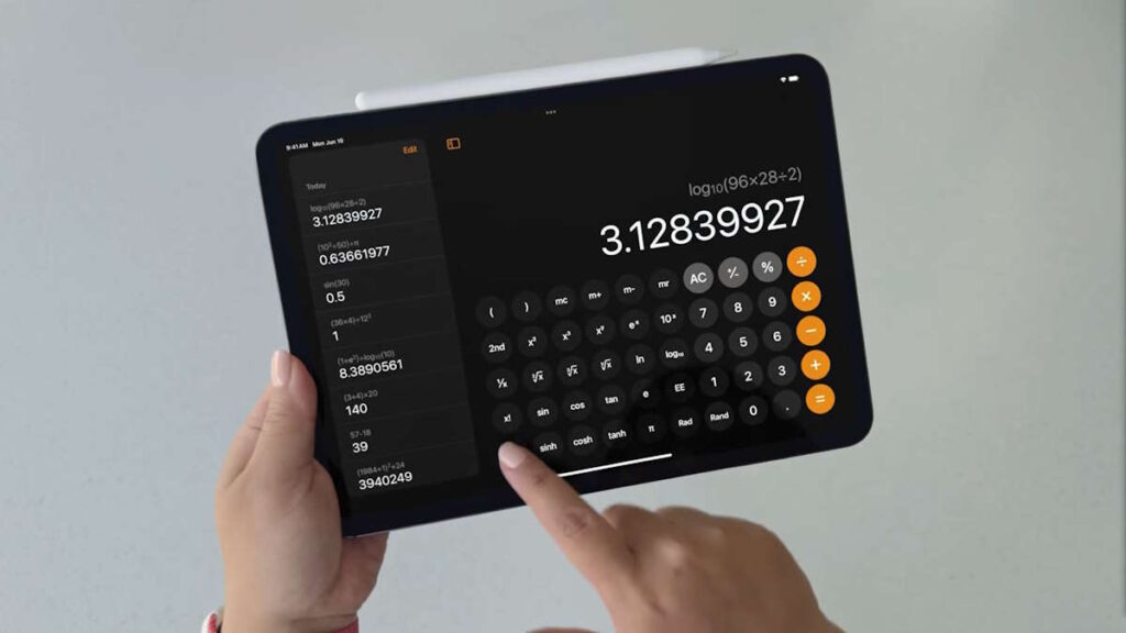 iPadOS 18 Apple calculadora