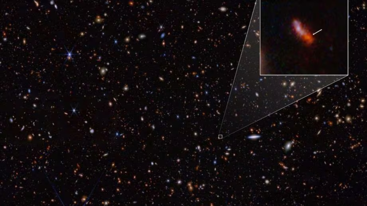 Esta é a galáxia mais antiga alguma vez já fotografada