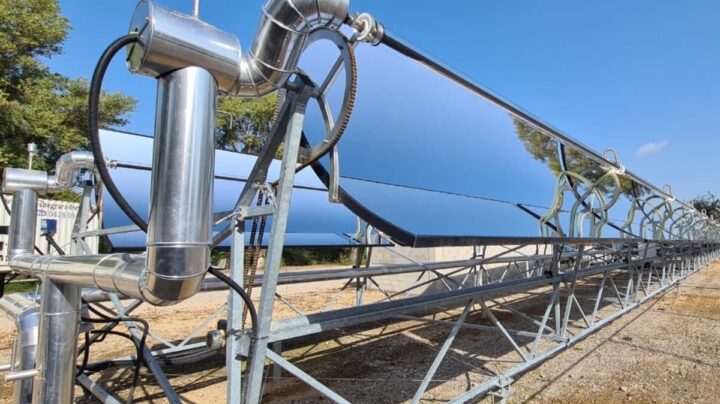 Imagem de um Heliocooling que usa a energia solar para aquecimento e arrefecimento