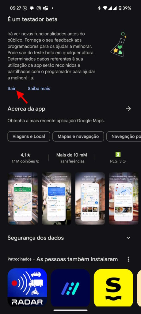 Google Maps Android Auto app problema
