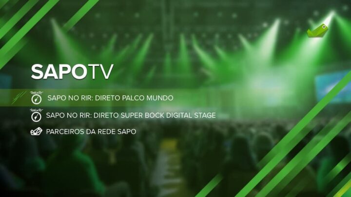 Nova Aplicação SAPO TV! Pode ver o Rock in Rio no sofá...