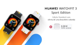 Huawei Watch Fit 3 tem novas braceletes pensadas para as férias de verão