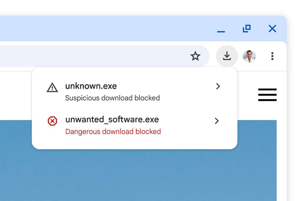 Chrome Google segurança alertas