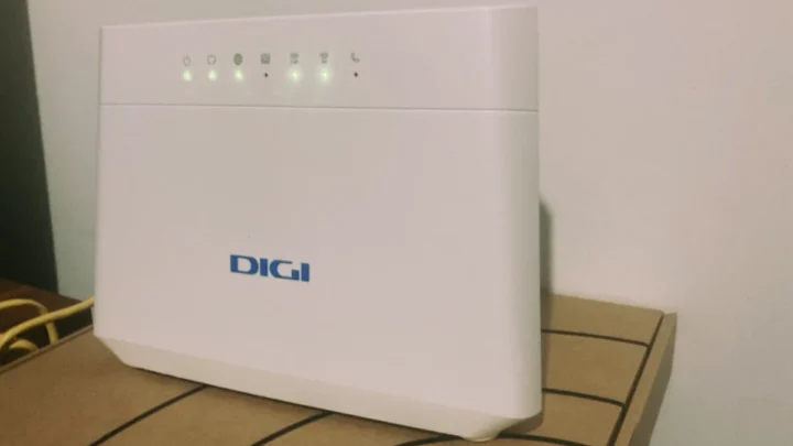 Imagem router de fibra da Internet da DIGI