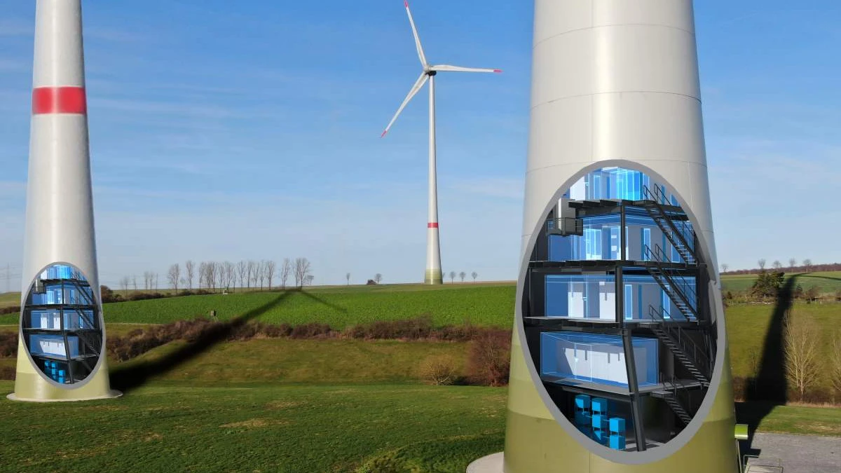 E se usássemos a base das turbinas eólicas para criar datacenters?