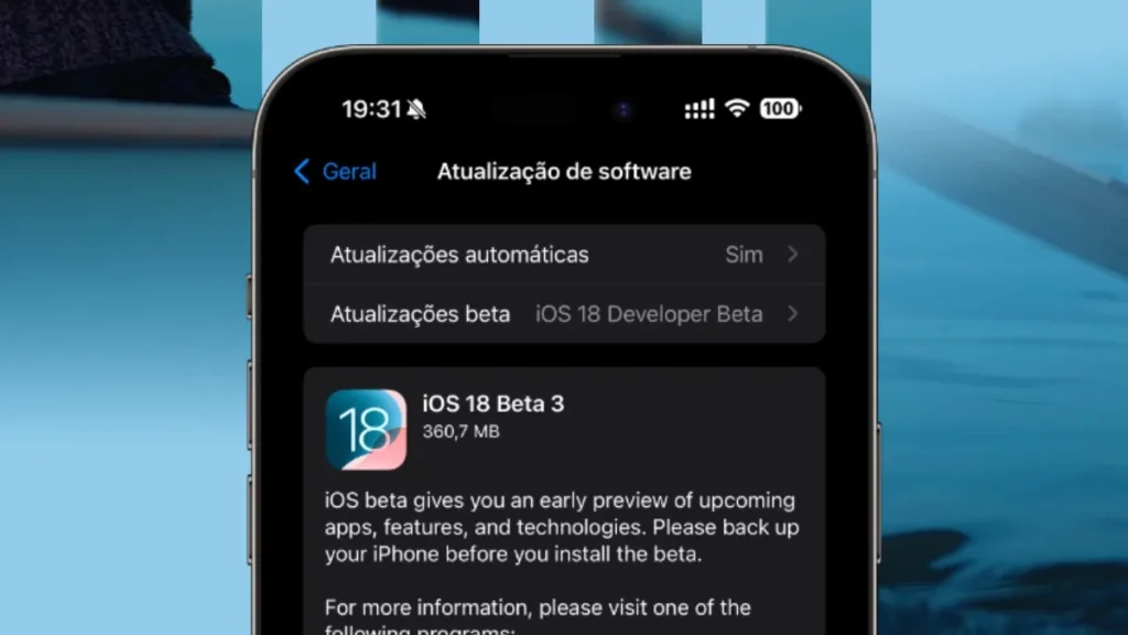 Apple lança versões beta 3 atualizadas do iOS 18 e macOS Sequoia para programadores