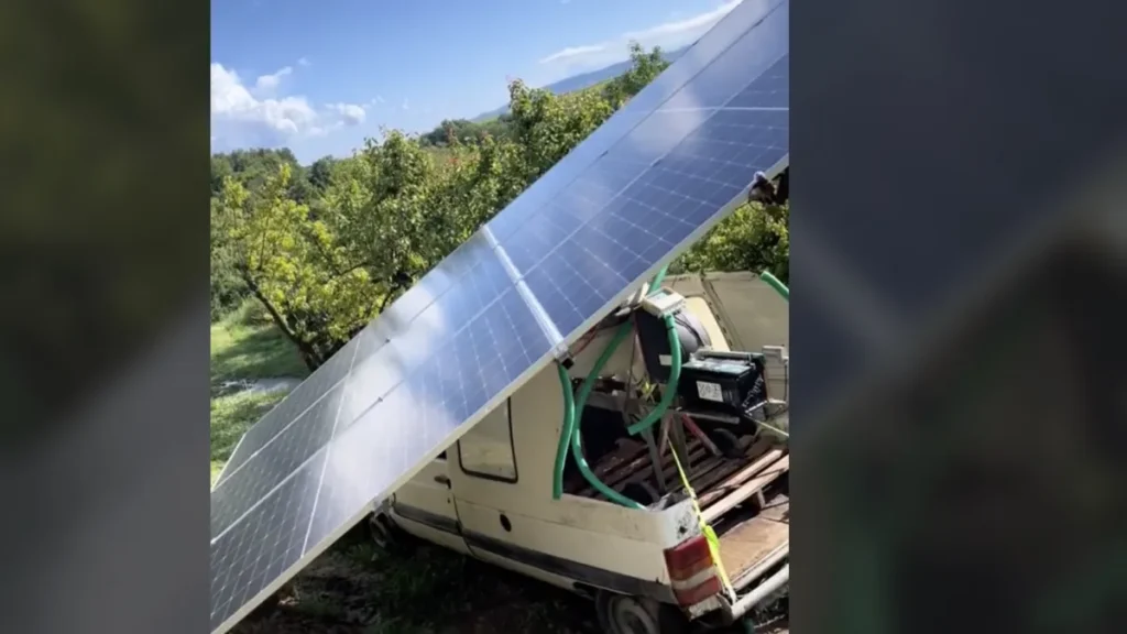 Português inventa a sua própria plataforma fotovoltaica móvel com um Citroën C15