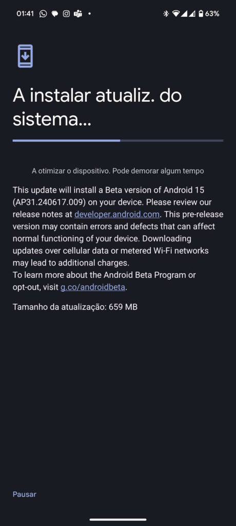 Android 15 Beta 4 novidades Google