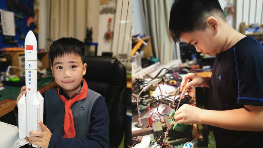 Jovem de 11 anos constrói foguetão e escreve 600 linhas de código para configurá-lo