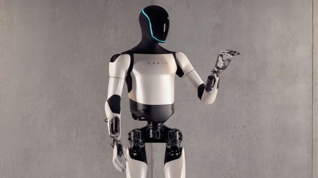 Elon Musk Tesla Optimus robô humanoide