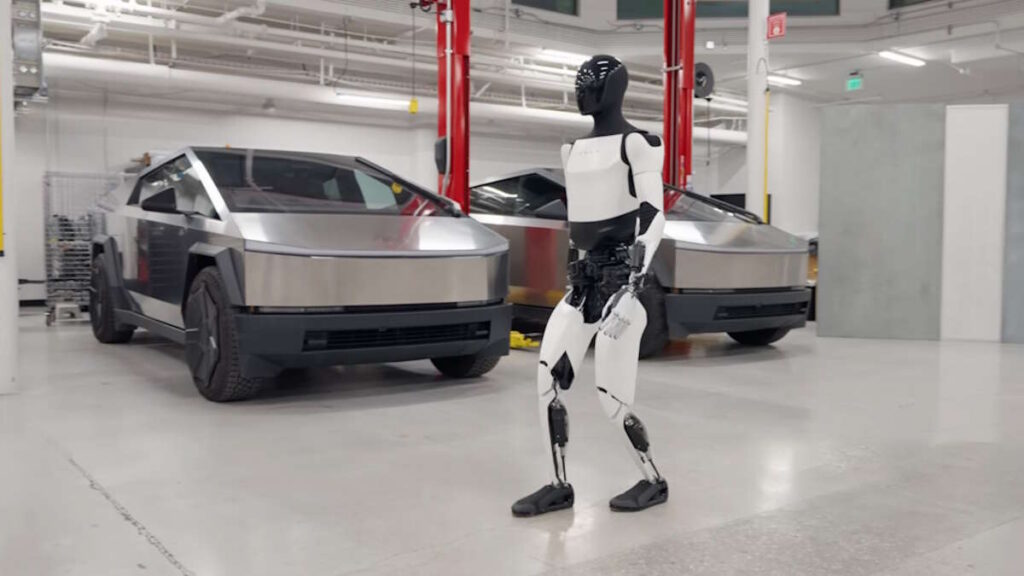 Elon Musk Tesla Optimus robô humanoide