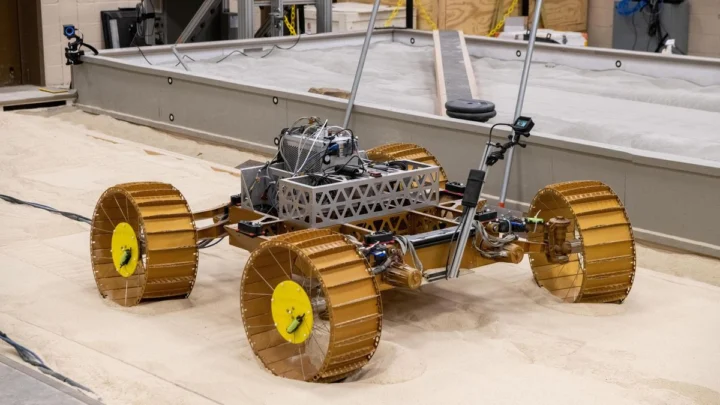 Imagem do VIPER, o robô que ia à Lua descobrir a água no polo sul