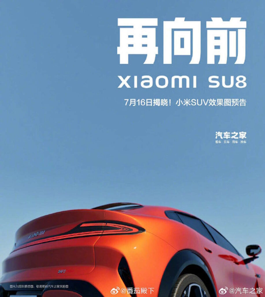 Xiaomi SU7 SU8 carro elétrico