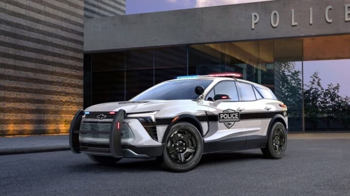 Carro elétrico Blazer EV da polícia