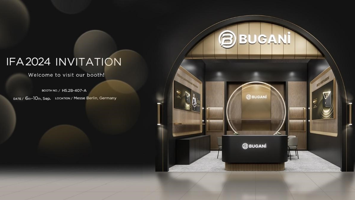 BUGANi, marca de colunas Bluetooth, anuncia a sua participação na IFA Berlim 2024