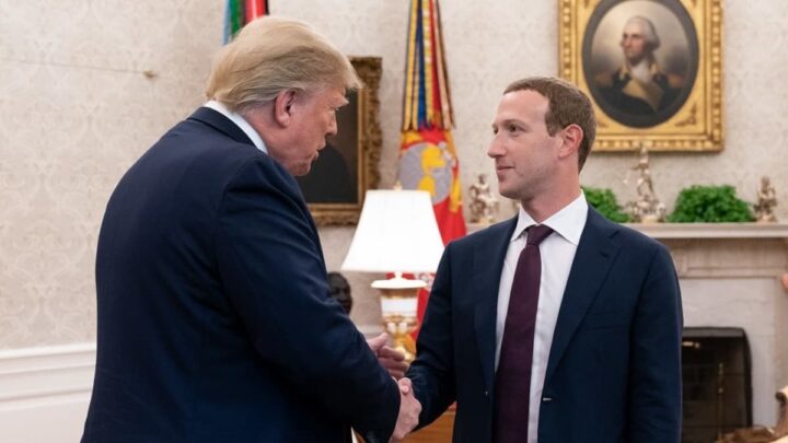 Donald Trump e Mark Zuckerberg