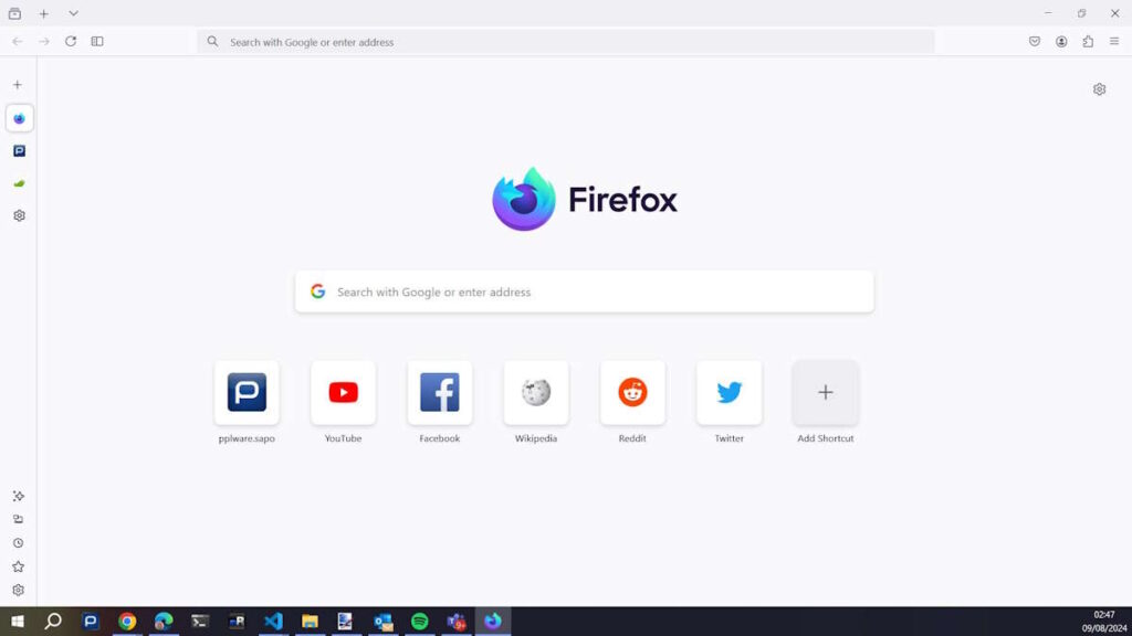 Firefox separadores barra lateral Mozilla