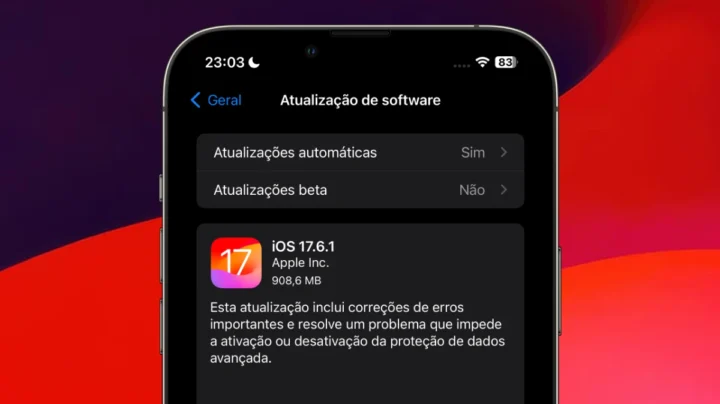 Imagem iOS 17.6.1