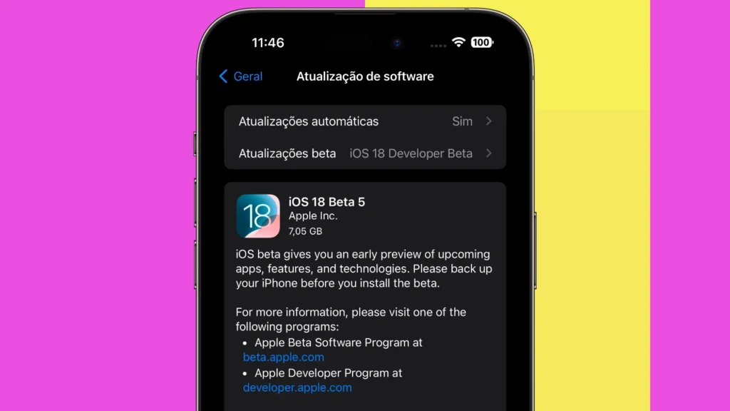 Apple lança iOS 18 beta 5: pulveriza a PUB, traz antiga interface da app Fotografias, etc…