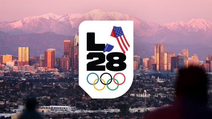 Cartaz dos Jogos Olímpicos Los Angeles 2028