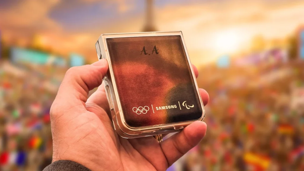 Alguns atletas olímpicos estão a vender o Galaxy Z Flip6 Olympic Edition em lojas online