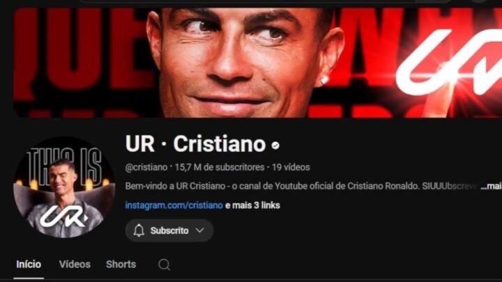 Canal de YouTube de Cristiano Ronaldo, UR Cristiano