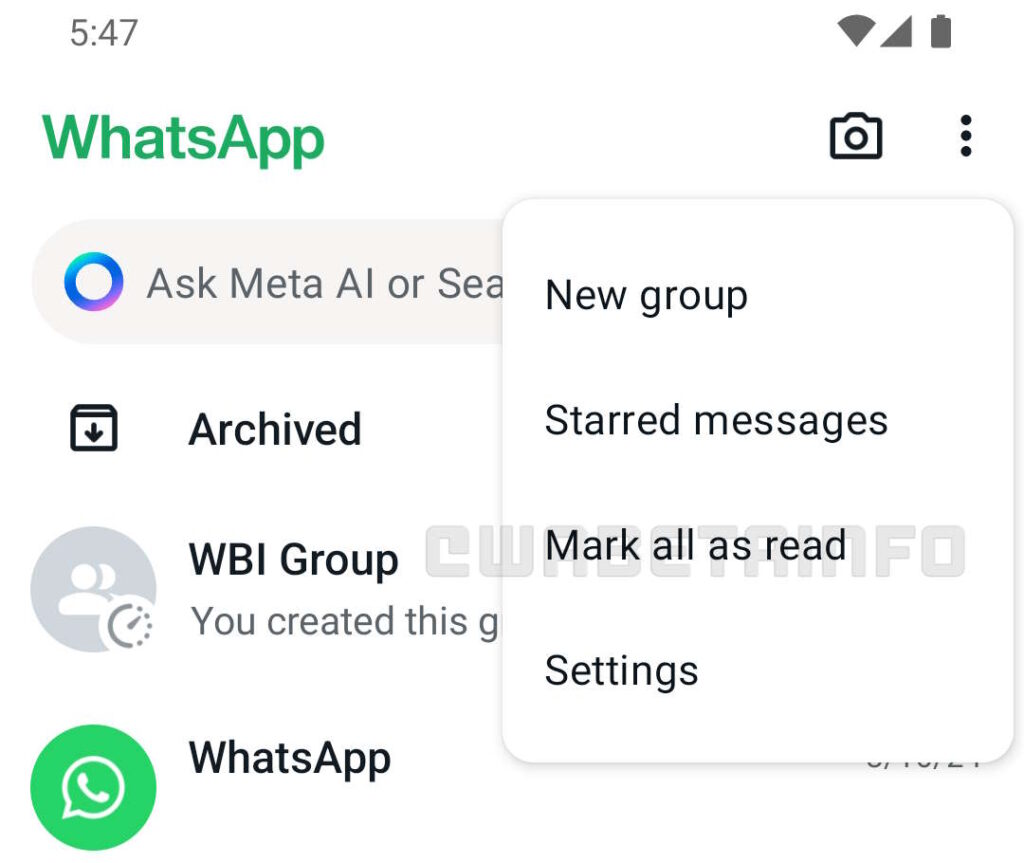 WhatsApp Android mensagens lidas