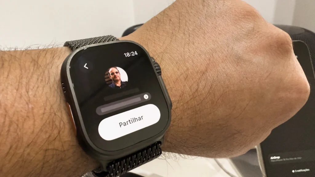 Como ativar ou desativar o Airdrop/NameDrop no seu Apple Watch