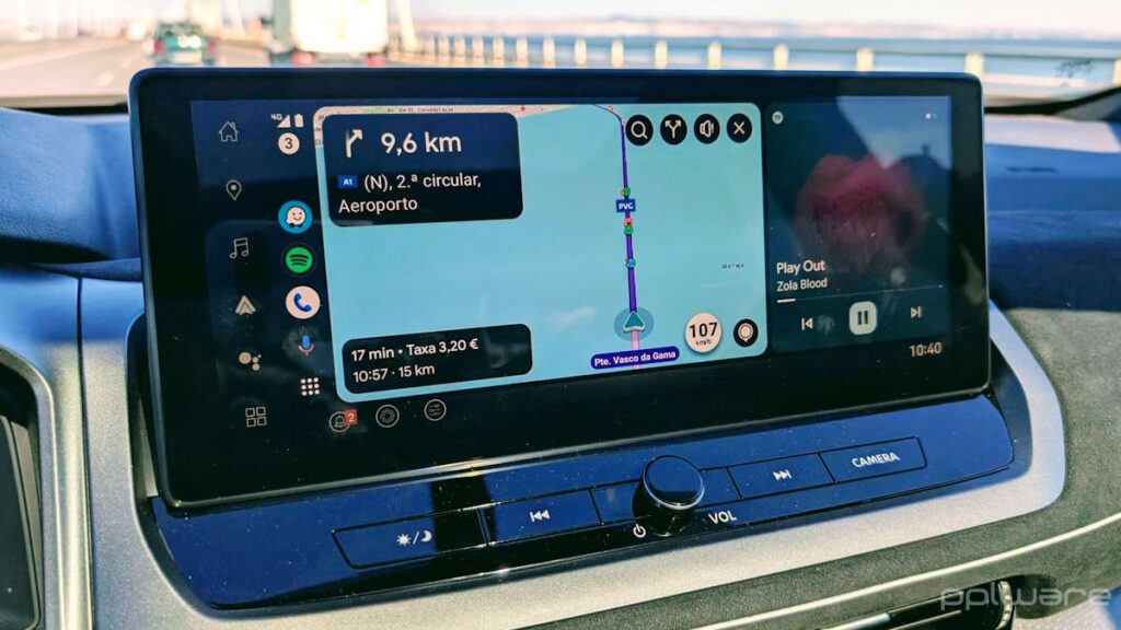 Google Maps truque Android Auto interface percurso