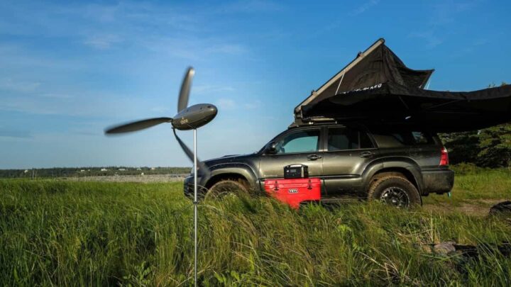 Portable wind turbines 