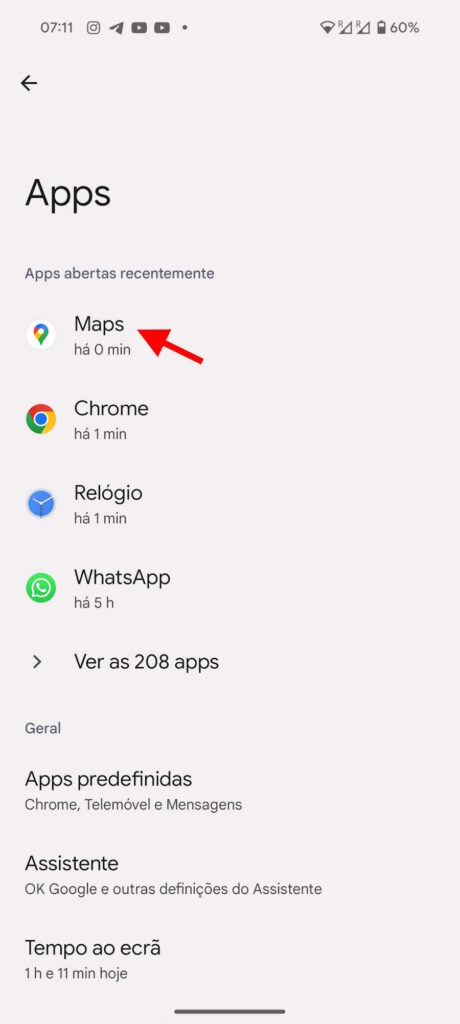 Google Maps Android problema atualização