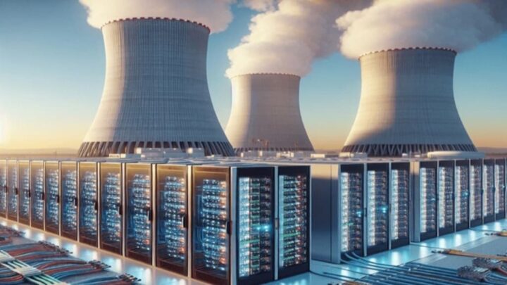 Data center powered by nuclear reactors