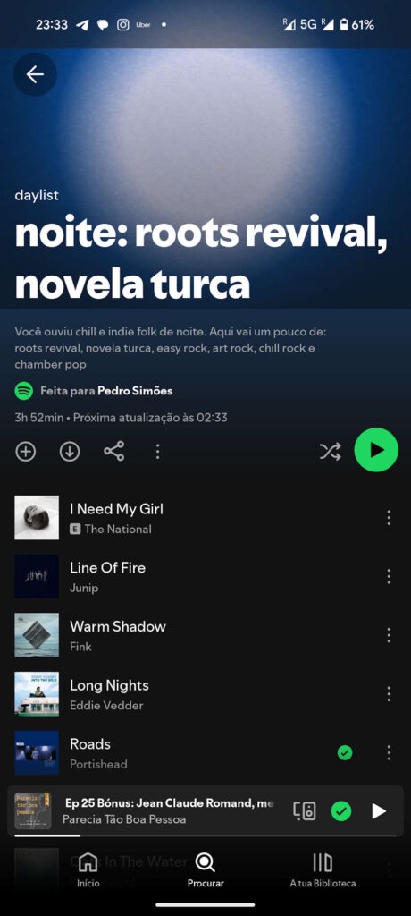 Spotify daylist música playlist