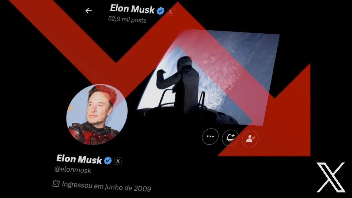 X de Elon Musk vale 9,4 mil milhões de dólares. Custou 44 mil milhões…