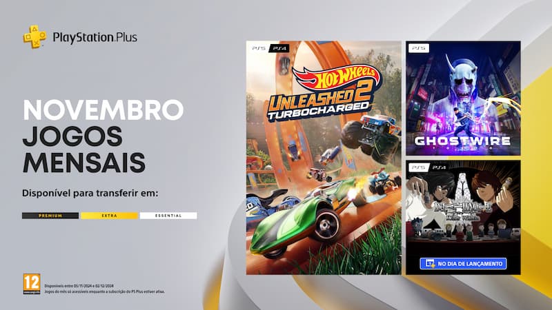 Jogos grátis no Playstation Plus para novembro de 2024