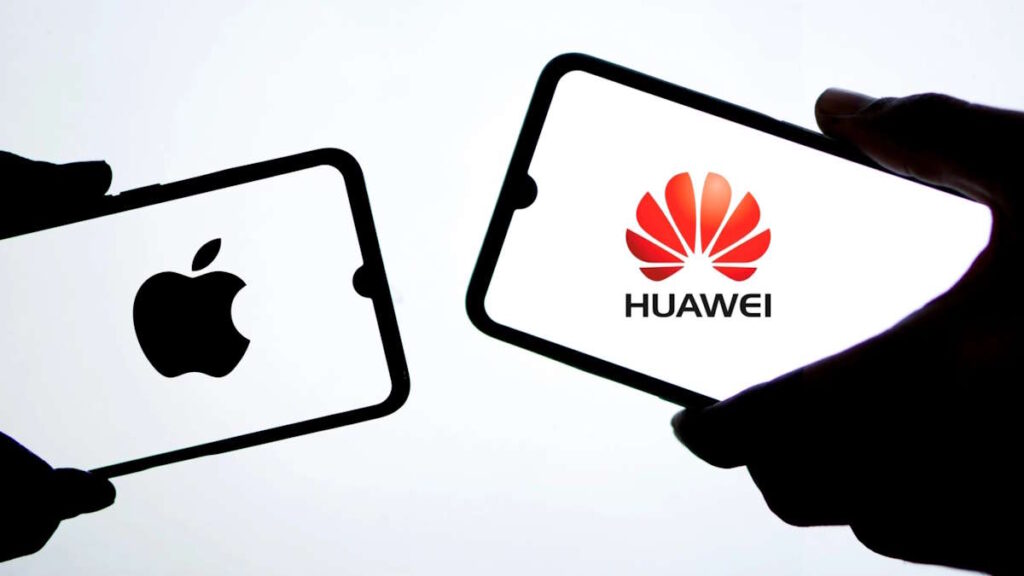 Huawei Apple smartphones mercado