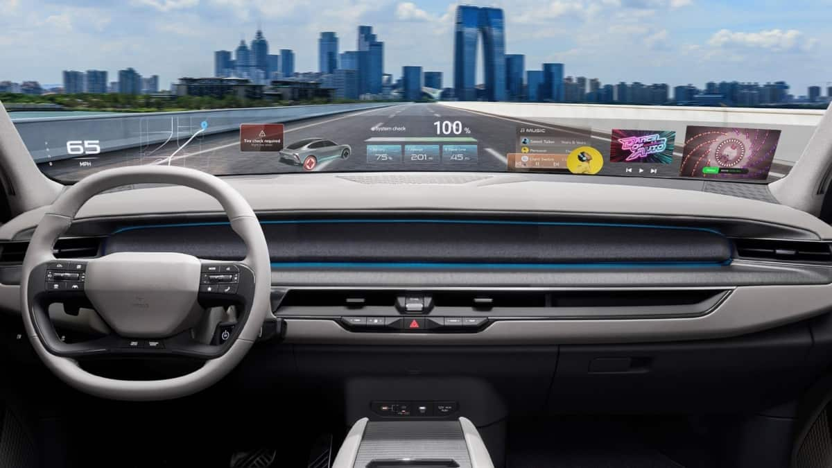 Hyundai quer revolucionar os ecrãs de informação com um head-up display enorme