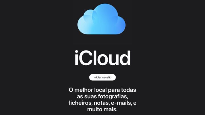 Imagem do iCloud.com da Apple