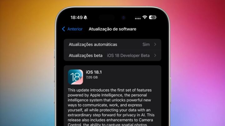 Imagem iOS 18.1 RC