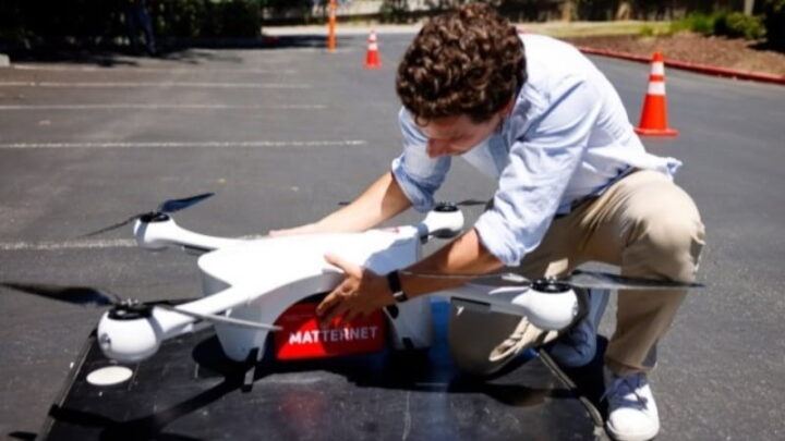 Drone de entregas da Matternet