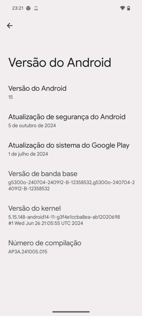 Android 15 Pixel Google instalar