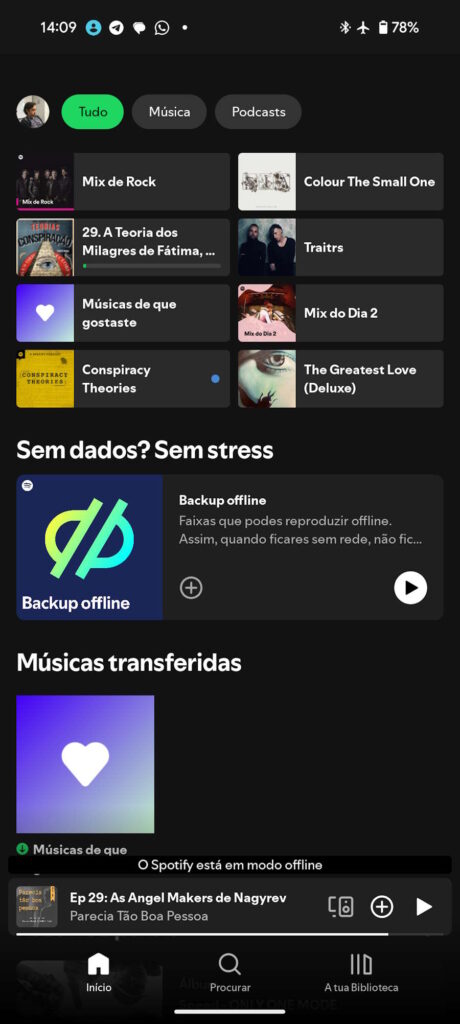 Spotify offline playlist backup