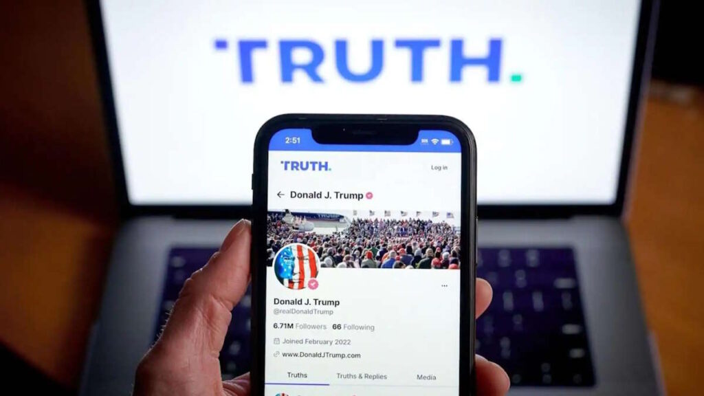 Trump Musk X Truth Social