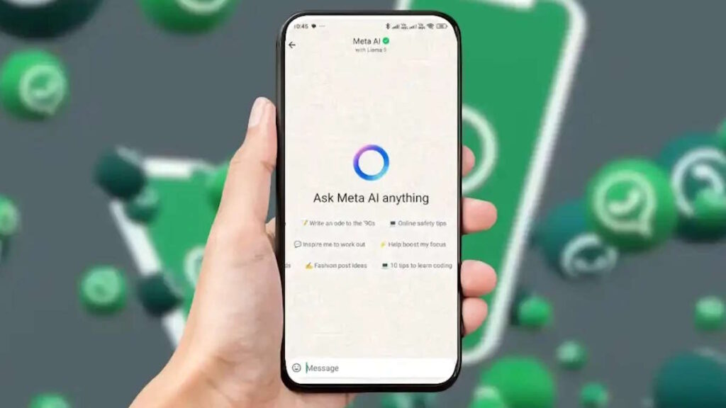 WhatsApp está probando una nueva funcionalidad de IA con Meta AI